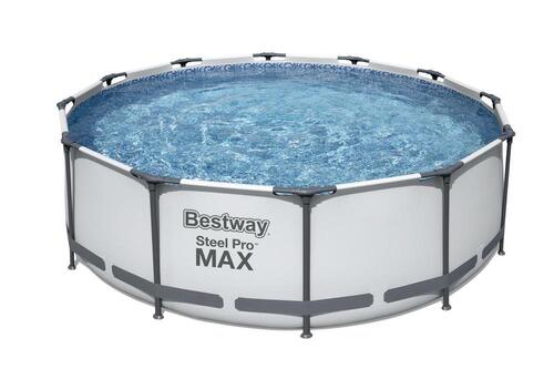 Каркасный бассейн 56418 Steel Pro Max 366х100см, 9150л, фильтр-насос 2006л/ч, лестница (фото, вид 5)