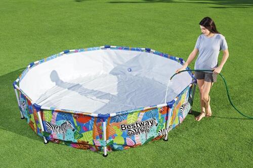 Каркасный бассейн Bestway 56985 Steel Pro 305х66см, 4062л (фото, вид 2)