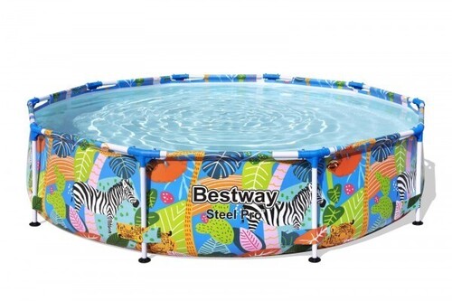 Каркасный бассейн Bestway 56985 Steel Pro 305х66см, 4062л (фото, вид 4)