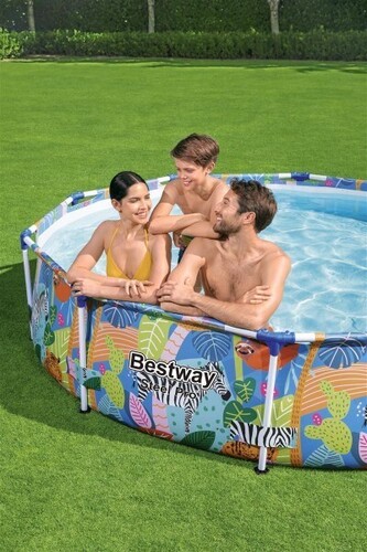 Каркасный бассейн Bestway 56985 Steel Pro 305х66см, 4062л (фото, вид 8)