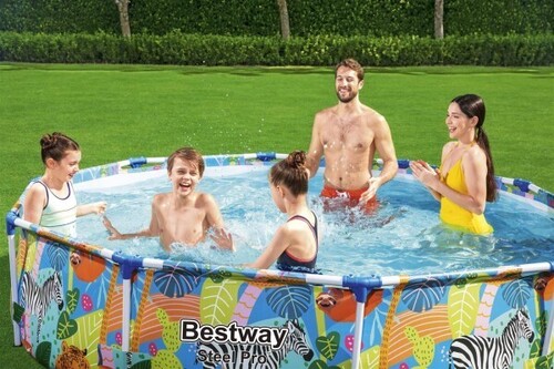 Каркасный бассейн Bestway 56985 Steel Pro 305х66см, 4062л (фото, вид 9)