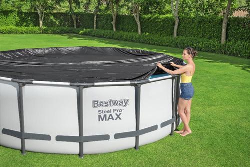Тент Bestway 58038 для каркасного бассейна 457см (D470см) (фото, вид 7)