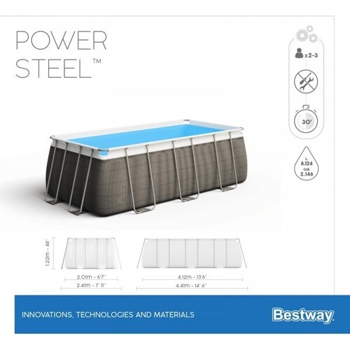   Bestway 56722 Power Steel 412201122, 8124, - 2006/, , -. (,  10)