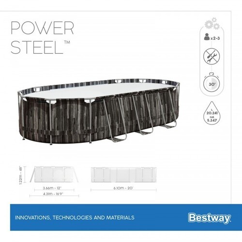   Bestway 5611R Power Steel 610366122, 20241,  - 5678/, , , -. (,  9)