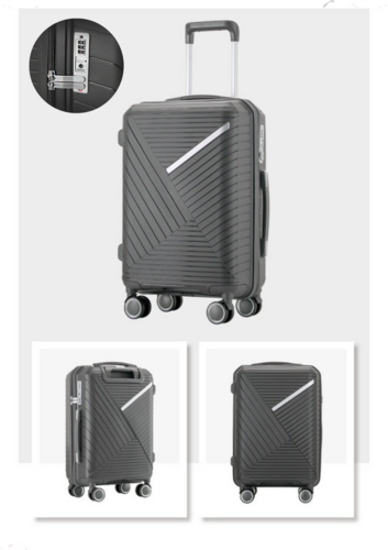 Набор чемоданов 4 шт. W66#209 серый (фото, вид 3)