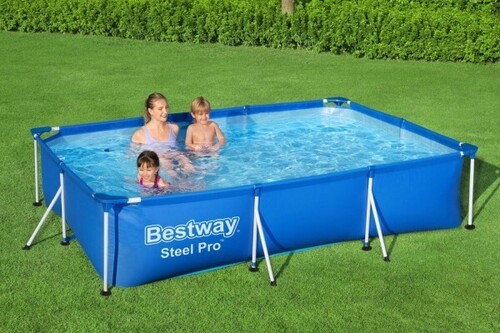 Каркасный бассейн Bestway 56404 Steel Pro, 300х201х66 см, 3300 л. (фото)