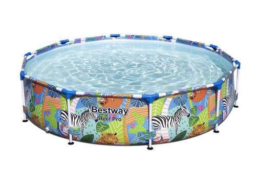 Каркасный бассейн Bestway 56985 Steel Pro 305х66см, 4062л (фото)