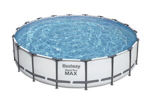 Каркасный бассейн 56462 Steel Pro Max 549х122см, 23062л, фильтр-насос 5678л/ч, лестница, тент